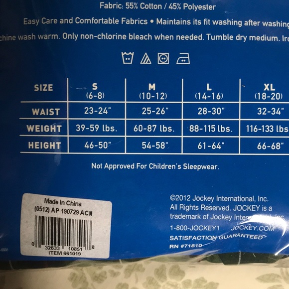 4 pair Boys Jockey classic boxers. - Picture 4 of 7